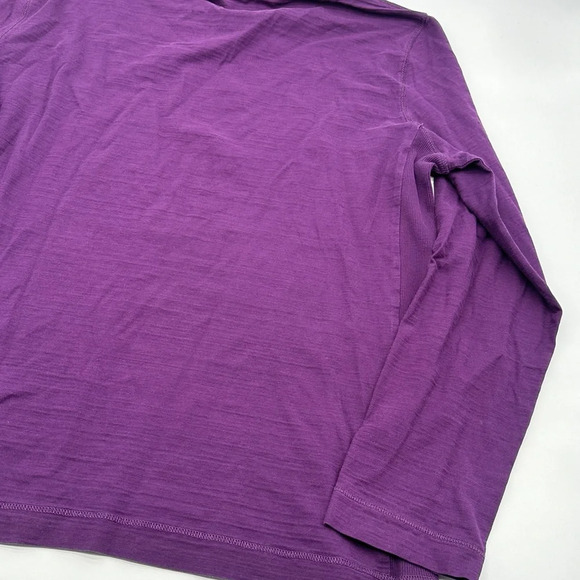 Boss Hugo Boss Men Shirt Slim Fit Purple Modern Fit Long Staple Cotton Tee Large - Picture 9 of 10